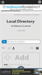 Mobile Screenshot of directory.melbournefloridadirect.info